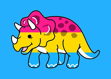 Pan Pride Triceratops