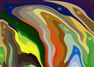 Abstract Faces Funny