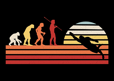 Retro Swimming Vintage