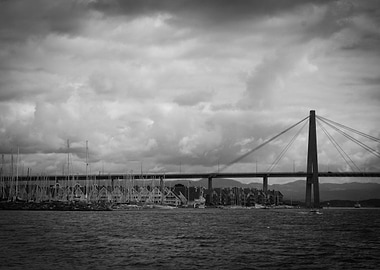 Stavanger bridge cityscape