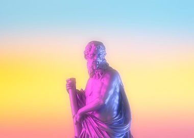 Greek statue Asklepios vap