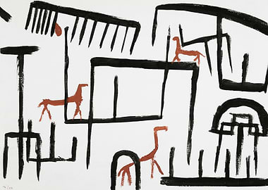 Animals in an Enclosure