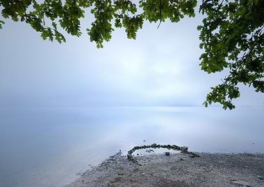 Travel to the blue lake