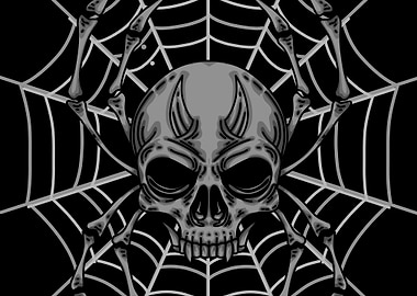 spider black skeleton