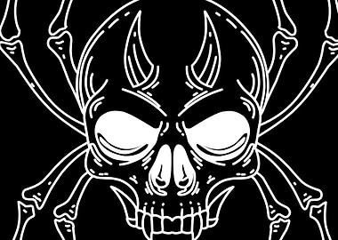 spider dark skull