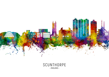 Scunthorpe Skyline England