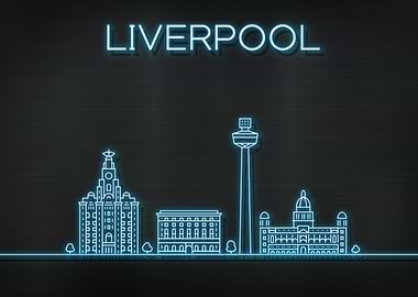 Liverpool City Skyline
