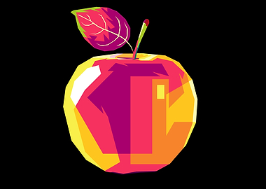 Apple pop art