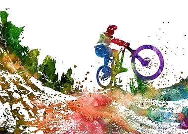 Mountain biking