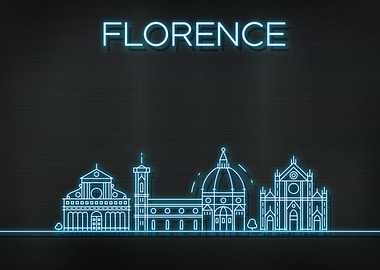 Florence City Skyline