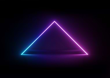 Futuristic neon gaming