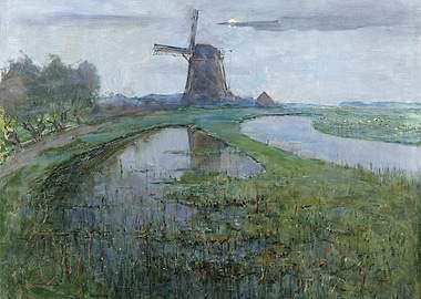 Oostzijdse Mill along rive