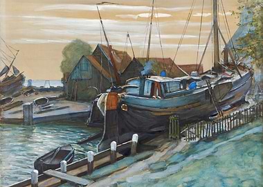 Drydock at Durgerdam 1898