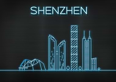 Shenzhen City Skyline