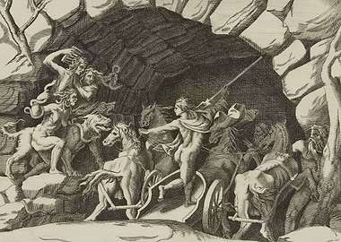 Pluto Entering Underworld