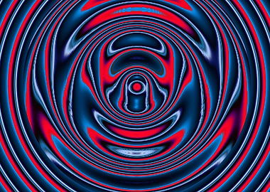 abstract red and blue