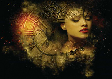 Surreal Steampunk Queen