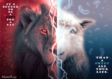 Lion vs sheep