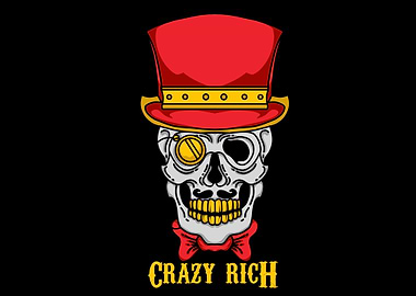 crazy rich skull