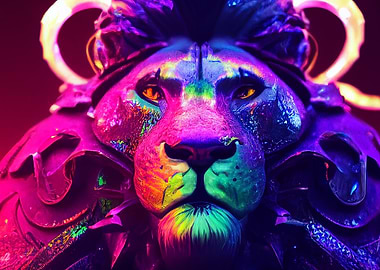 Cosmic Lion Soldier Ai1