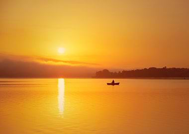 Morning trip to the lake
