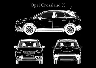 Opel Crossland X 2017 Blue