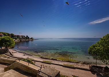 Seascape, coast, Bulgaria