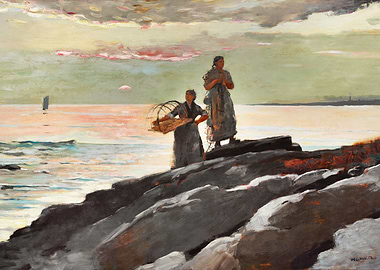 Saco Bay 1896 by Homer