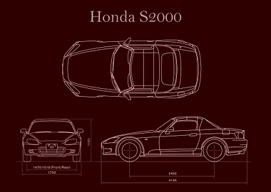 Honda S2000 2005 Blueprint