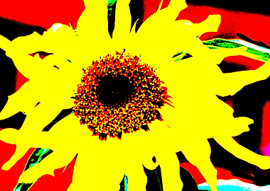 Just a Sunflower Painting