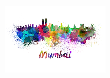 Mumbai skyline