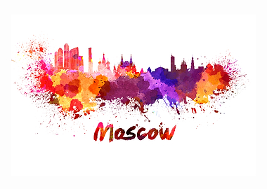 Moscow skyline