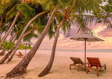 tropical beach and sea