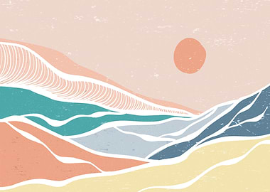 Mid century modern art