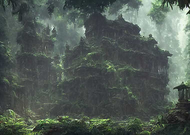 ancient jungle temple