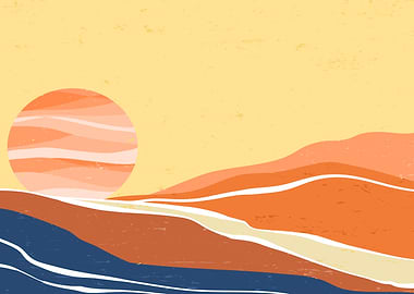 Mid century modern art