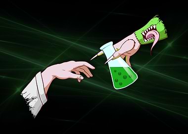 Biopunk Creation Of Adam