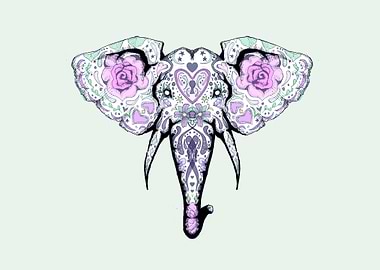 Sugar Skull Elephant