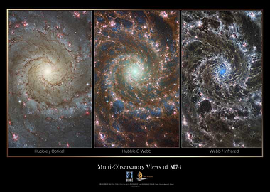 Multi Observatory View M74