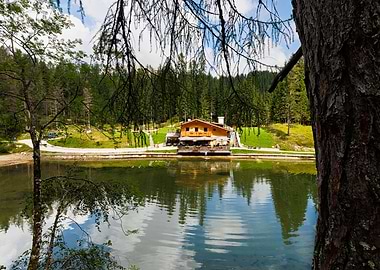 Lake d Ajal Dolomites