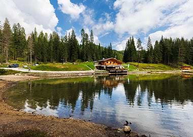 Lake d Ajal Dolomites