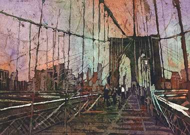 Brooklyn Bridge NYC art