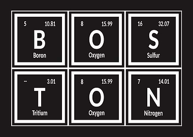 Boston Periodic Table