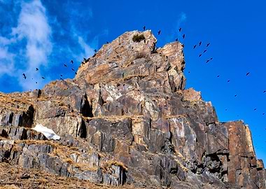 Jurassic age shale rocks f