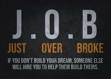 Job Just Over Broke