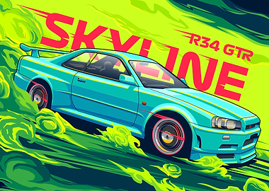 Skyline R34 GTR