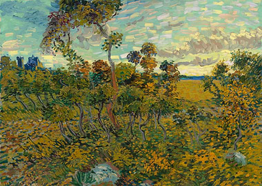Sunset at Montmajour 1888