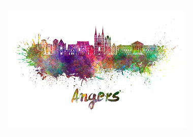 Angers skyline
