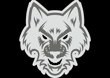 wolf head logo