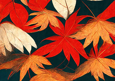 Dry Crispy Autumn Leaves